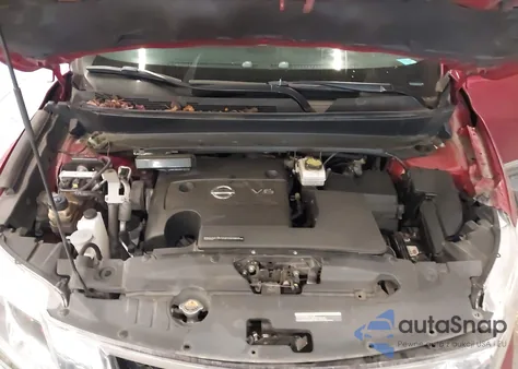 2016 Nissan Pathfinder Platinum z USA, uszkodzony, nr VIN 5N1AR2MM6GC605180